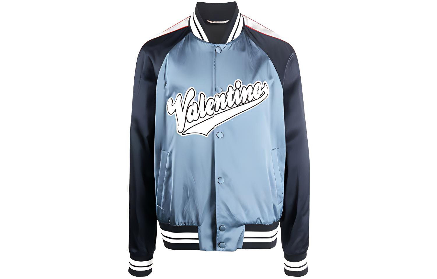 Бомбер с вышитой нашивкой Valentino, синий
Бомбер с вышитой нашивкой Valentino, синий