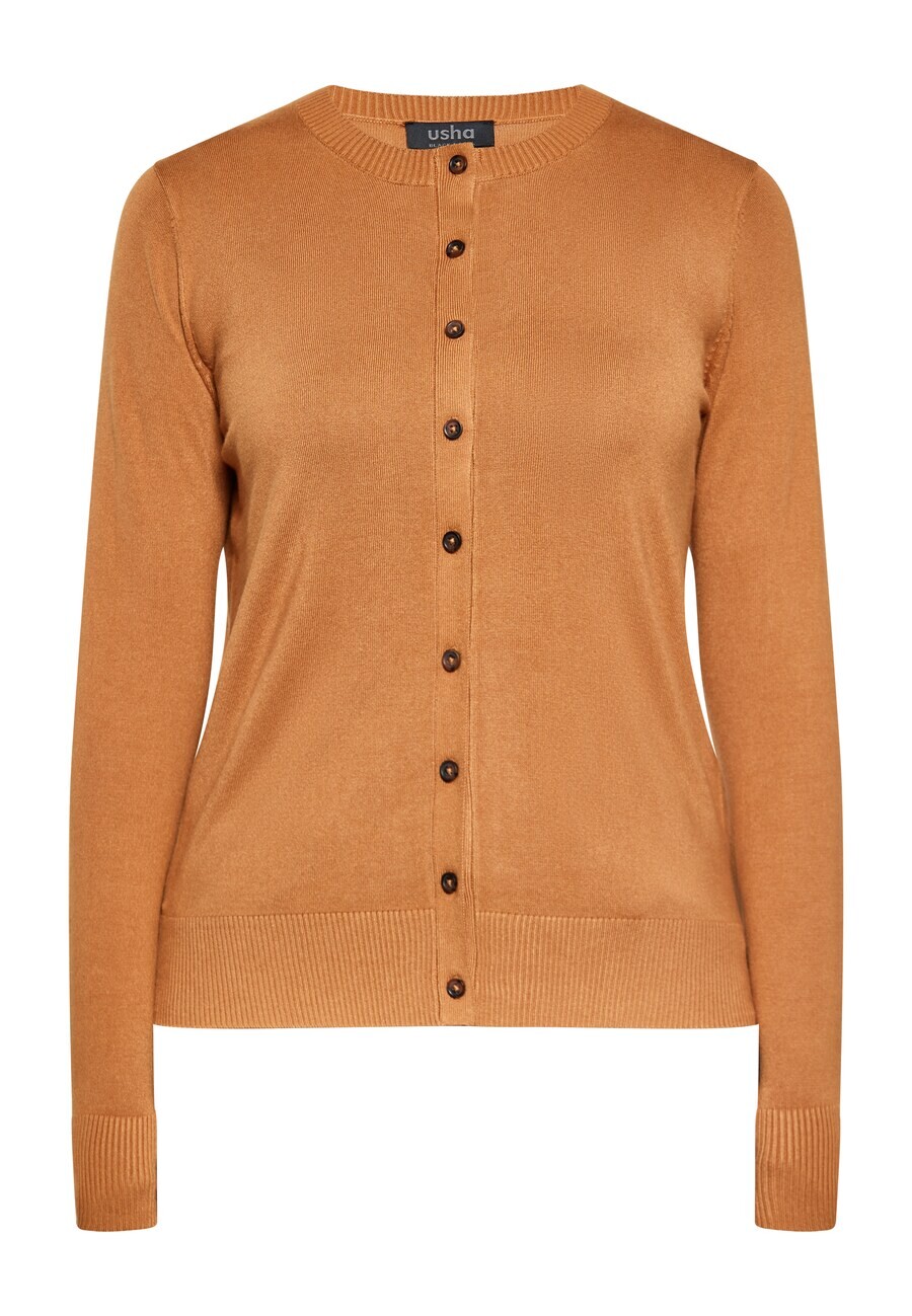 Вязаный кардиган usha BLACK LABEL Knit Cardigan, темно-бежевый
Вязаный кардиган usha BLACK LABEL Knit Cardigan, темно-бежевый