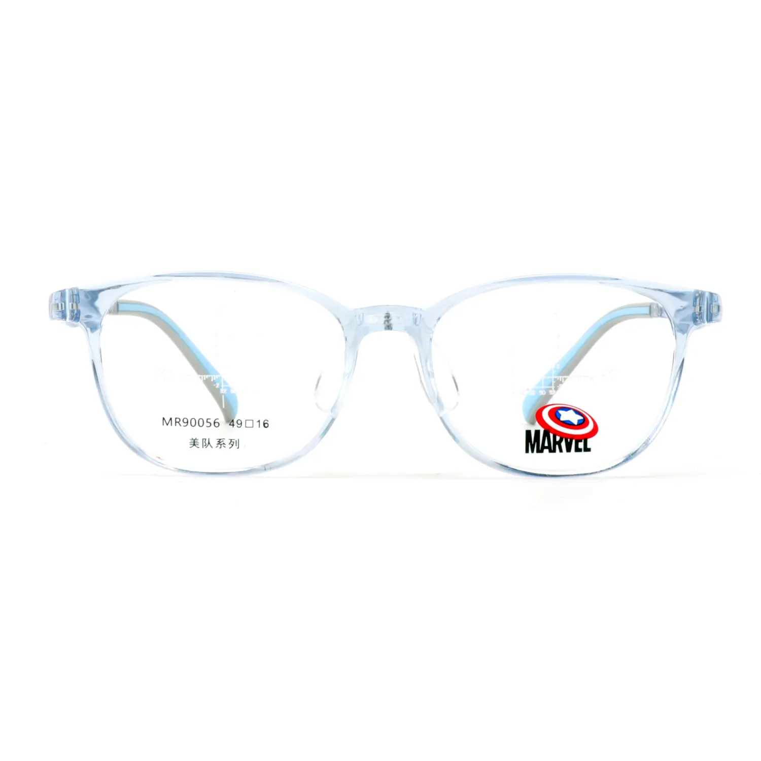 MARVEL Круглая оправа для очков детская, Transparent Blue C061
MARVEL Круглая оправа для очков детская, Transparent Blue C061