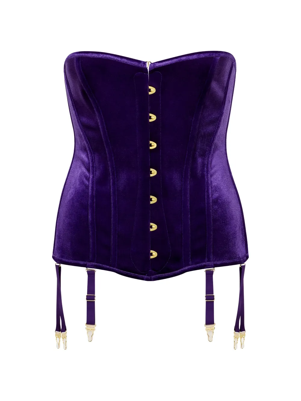 Корсет с подвязками на шнуровке Maison Close, фиолетовый
Корсет с подвязками на шнуровке Maison Close, фиолетовый