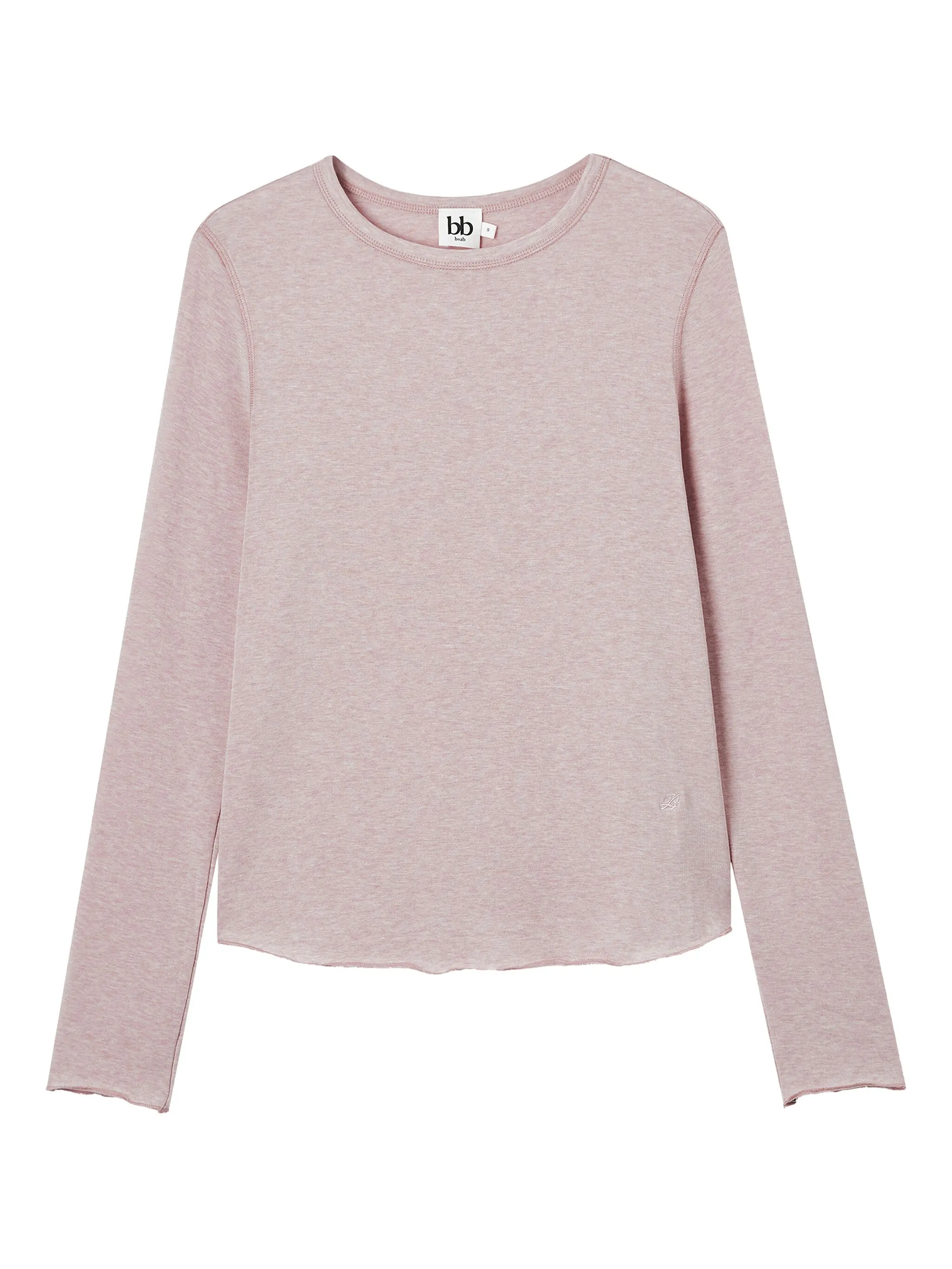 Футболка с длинными рукавами и необработанными краями B+Ab, розовый
Футболка с длинными рукавами и необработанными краями B+Ab, розовый