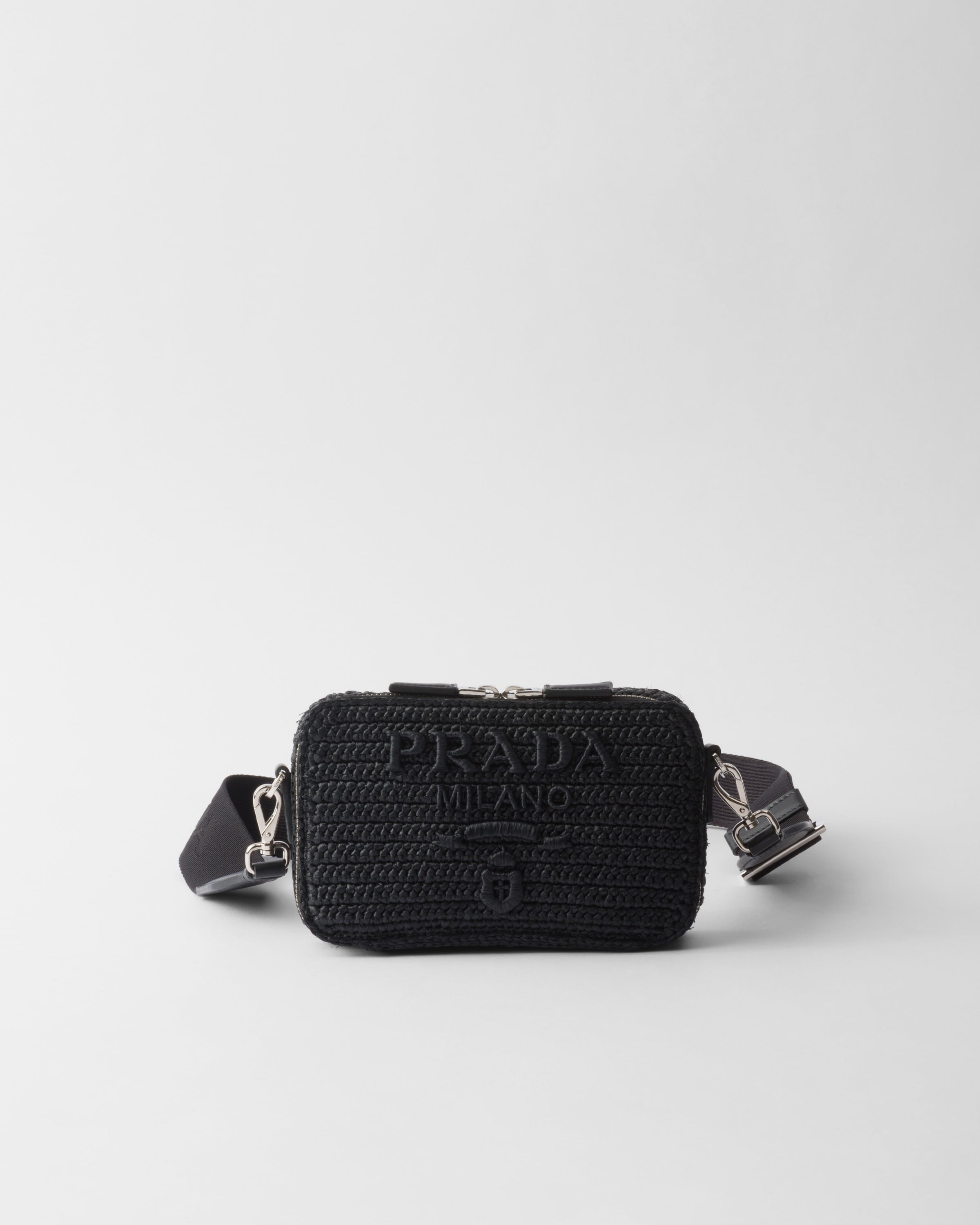 Вязаная сумка Prada Brique Prada, черный
Вязаная сумка Prada Brique Prada, черный
