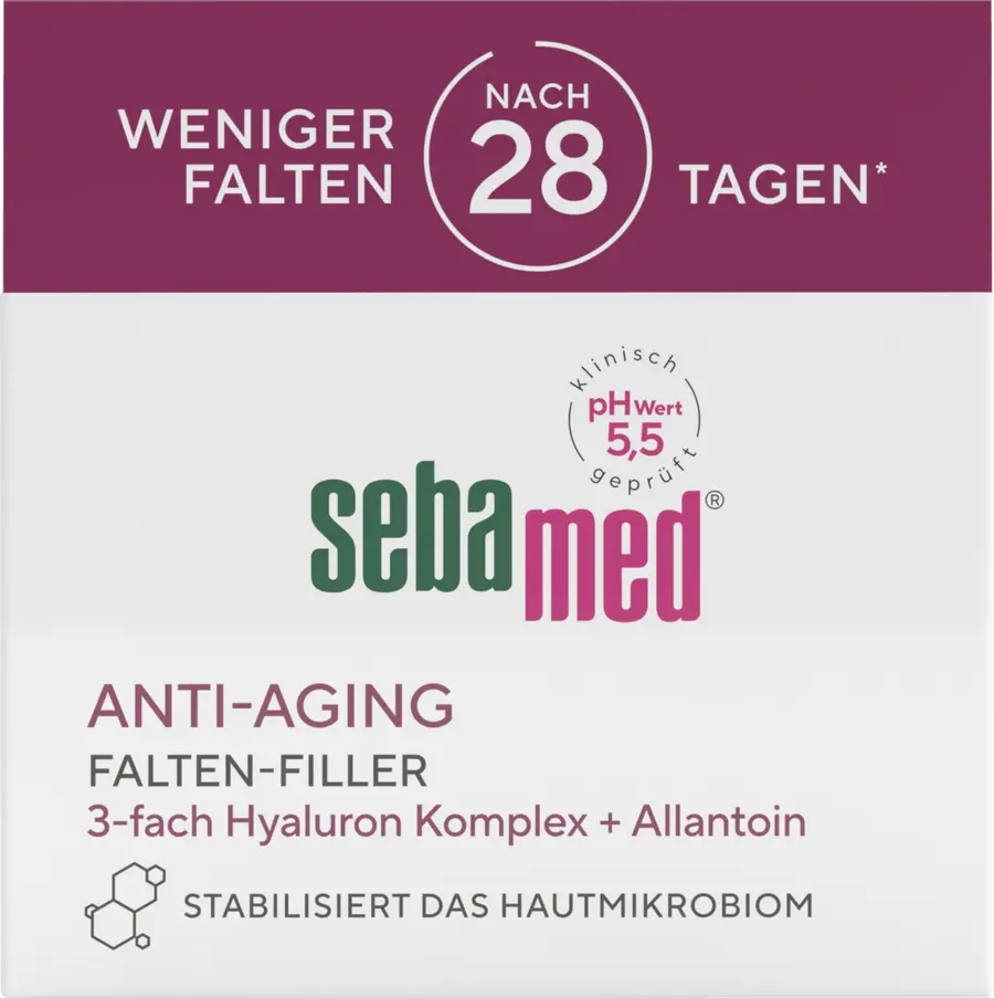 Дневной крем sebamed Anti-Aging Falten-Filler
Дневной крем sebamed Anti-Aging Falten-Filler
