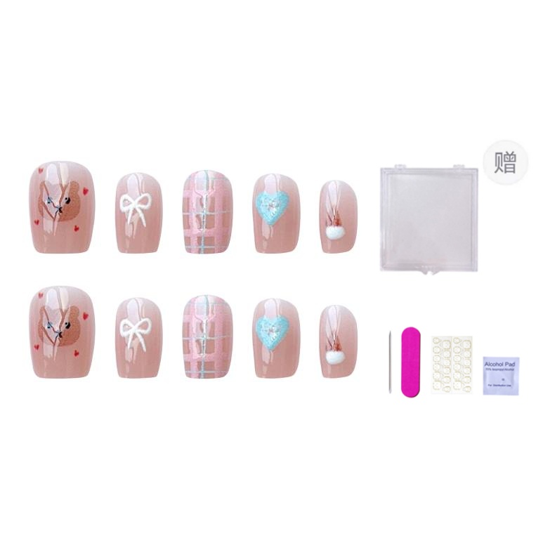 ORANOT Медведь бантик мультяшные универсальные осветляющие кошачий глаз клетка накладные ногти короткие круглые розовые размытые милые 14мм
ORANOT Медведь бантик мультяшные универсальные осветляющие кошачий глаз клетка накладные ногти короткие круглые розовые размытые милые 14мм