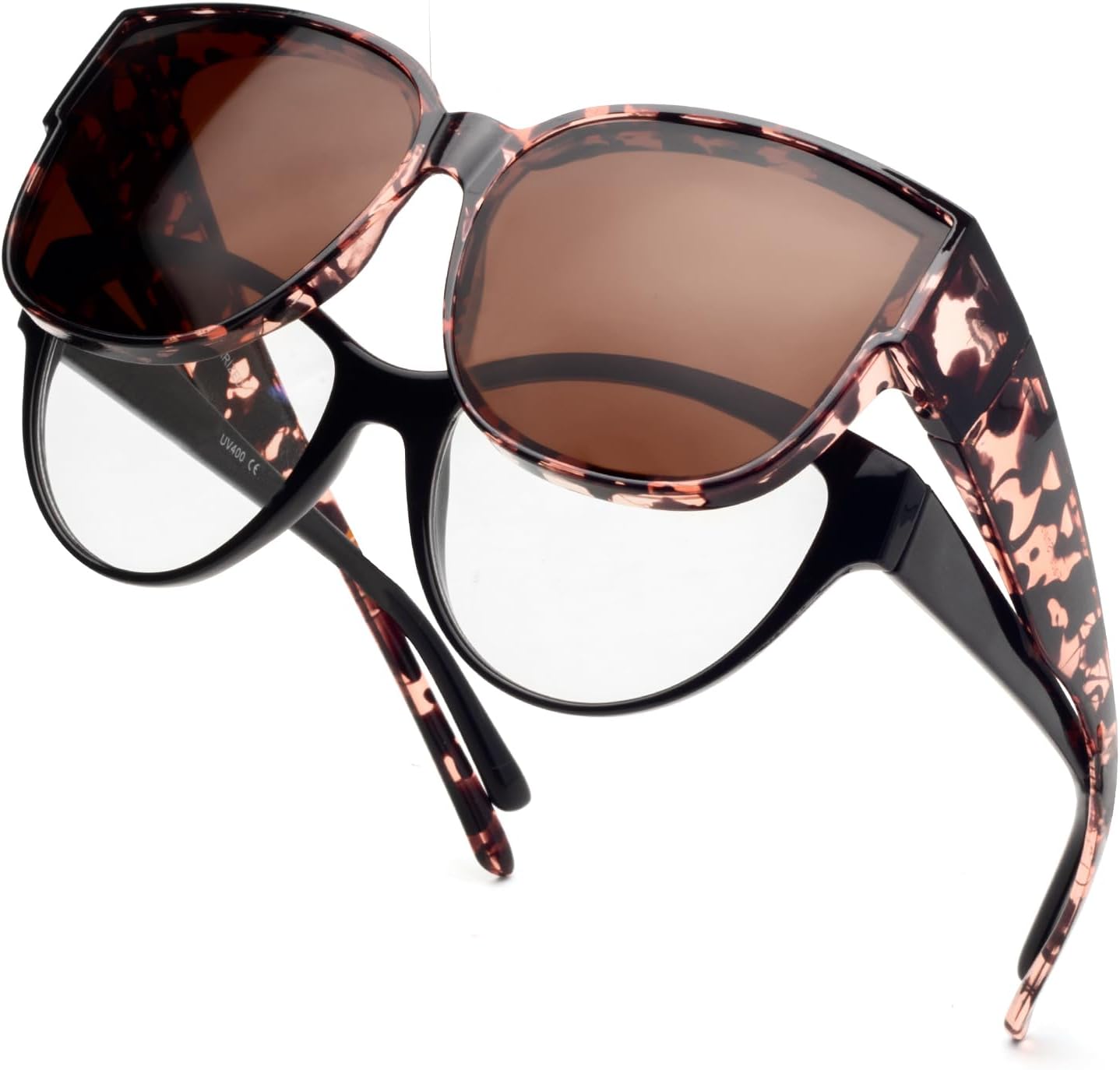 Солнцезащитные очки с поляризованным покрытием, надеваемые поверх обычных очков, женские солнцезащитные очки с защитой от УФ-излучения, легкие Face Shadow, XL Brown Tortoise / Brown
Солнцезащитные очки с поляризованным покрытием, надеваемые поверх обычных очков, женские солнцезащитные очки с защитой от УФ-излучения, легкие Face Shadow, XL Brown Tortoise / Brown