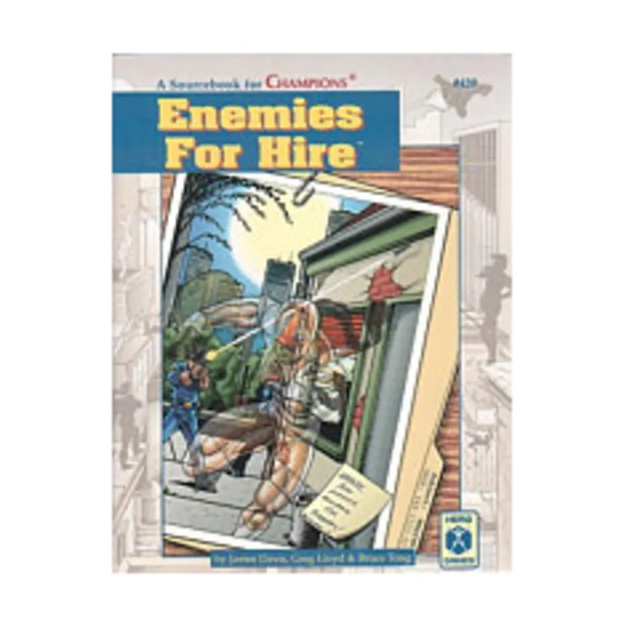 Enemies For Hire, Hero System & Champions (4th Edition), мягкая обложка
Enemies For Hire, Hero System & Champions (4th Edition), мягкая обложка