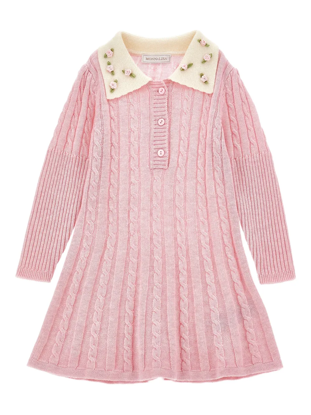 Платье фактурной вязки Monnalisa, розовый
Платье фактурной вязки Monnalisa, розовый