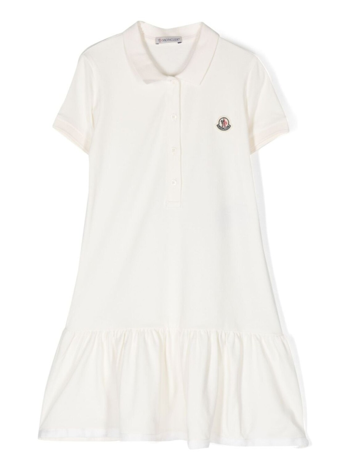 Moncler Enfant платье с воротником поло и нашивкой-логотипом, нейтральный цвет
Moncler Enfant платье с воротником поло и нашивкой-логотипом, нейтральный цвет