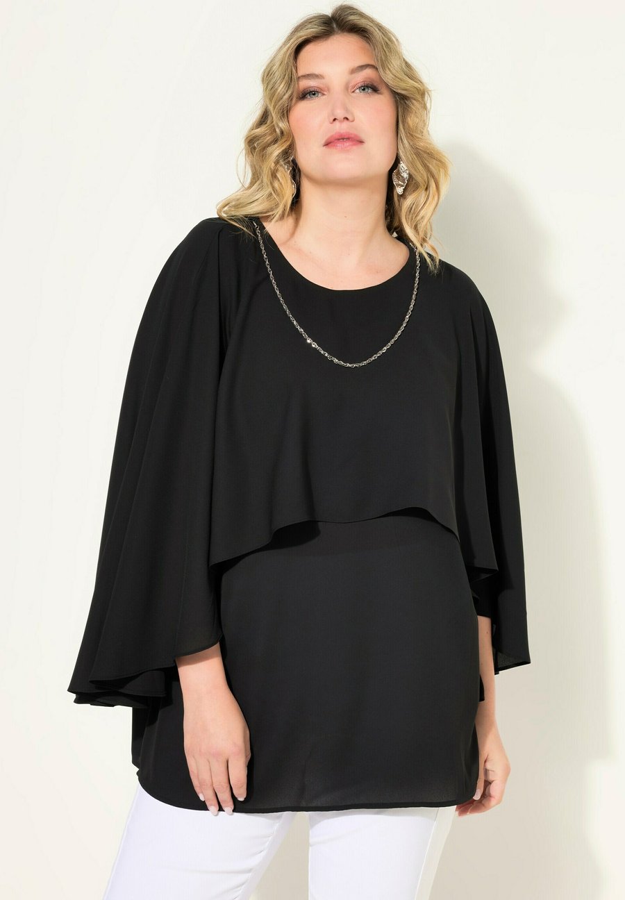 Блуза MIAMODA WITH DRAPED SHOULDERS AND REMOVABLE CHAIN, Black
Блуза MIAMODA WITH DRAPED SHOULDERS AND REMOVABLE CHAIN, Black