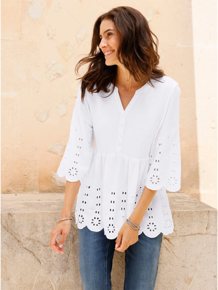 WITT WEIDEN Кружевная туника белого цвета
WITT WEIDEN Кружевная туника белого цвета