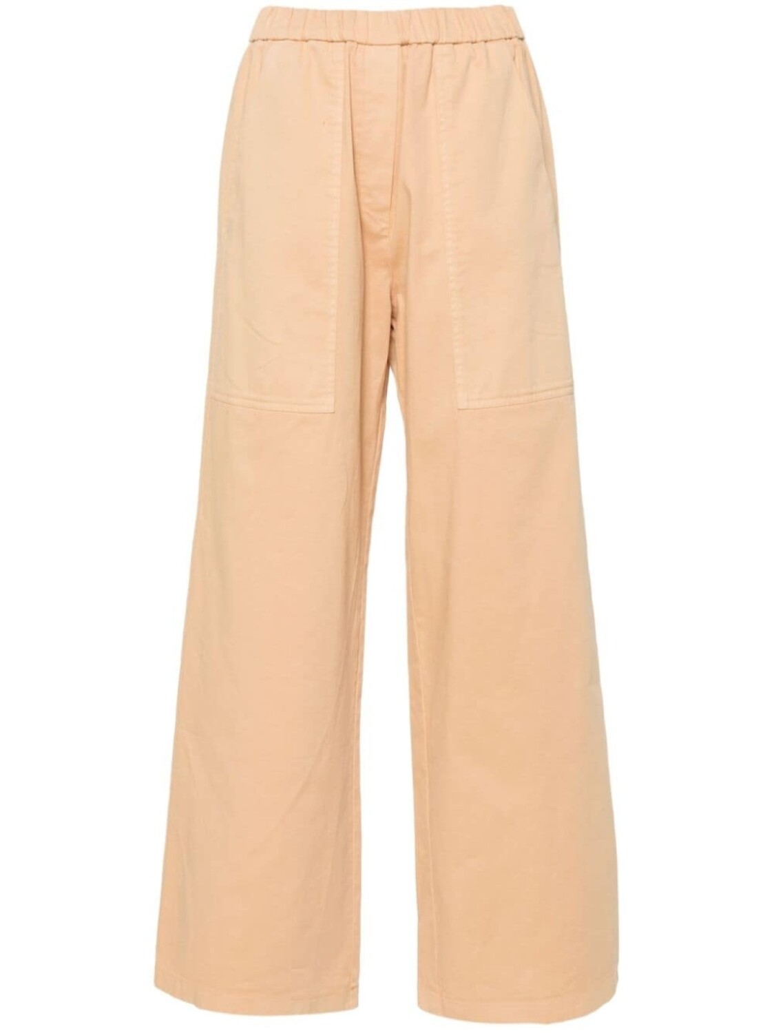 Forte Forte габардиновые брюки палаццо с эластичным поясом, нейтральный цвет
Forte Forte габардиновые брюки палаццо с эластичным поясом, нейтральный цвет