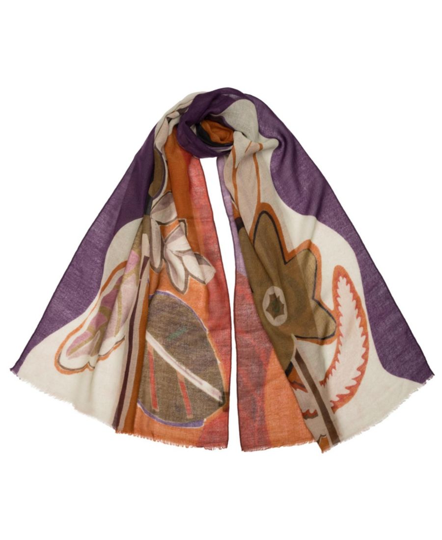 Ирен - Шерстяной шарф Elizabetta, Rust and purple
Ирен - Шерстяной шарф Elizabetta, Rust and purple