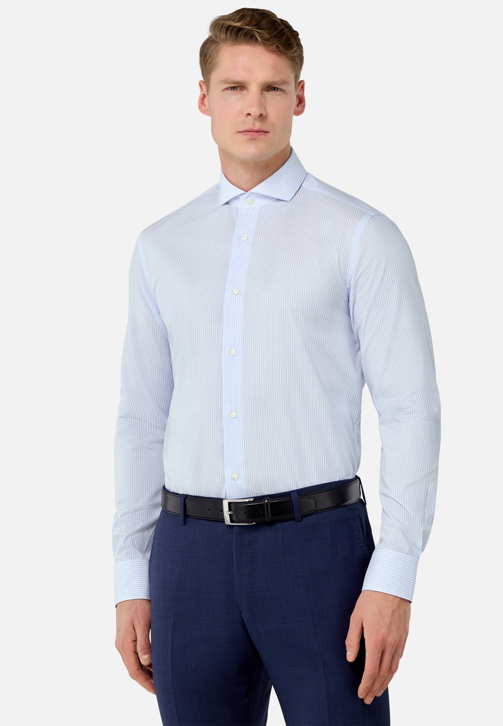 Рубашка STRIPED NAPOLI COLLAR - Formal shirt Boggi Milano, светло-голубой
Рубашка STRIPED NAPOLI COLLAR - Formal shirt Boggi Milano, светло-голубой