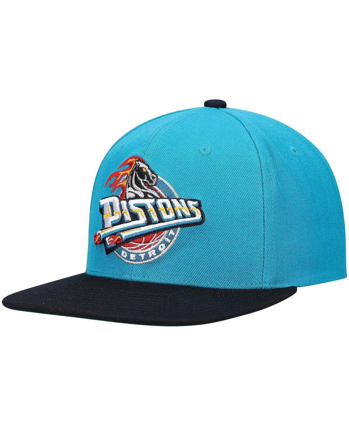 Мужская бирюзово-черная кепка с застежкой Detroit Pistons Hardwood Classics Team Two-Tone 2.0 Snapback Mitchell & Ness
Мужская бирюзово-черная кепка с застежкой Detroit Pistons Hardwood Classics Team Two-Tone 2.0 Snapback Mitchell & Ness