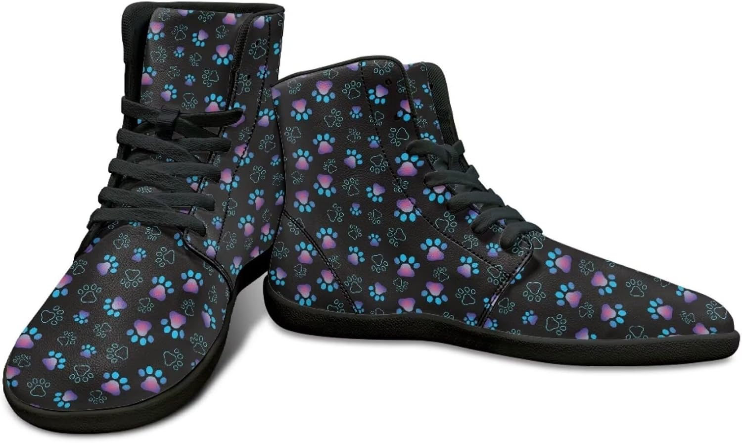 Высокие кроссовки без подъема пятки с принтом лап собак - беговые кроссовки из искусственной кожи, мужские многоцветные повседневные спортивные кроссовки Watdotory, синий
Высокие кроссовки без подъема пятки с принтом лап собак - беговые кроссовки из искусственной кожи, мужские многоцветные повседневные спортивные кроссовки Watdotory, синий