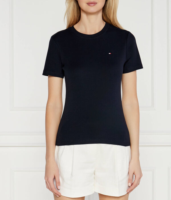 Футболка женская Tommy Hilfiger облегающего кроя базовая, синий
Футболка женская Tommy Hilfiger облегающего кроя базовая, синий