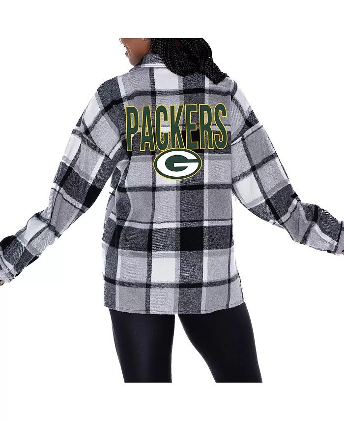 Женская серая рубашка Green Bay Packers Fieldside Fun Plaid на пуговицах Gameday Couture
Женская серая рубашка Green Bay Packers Fieldside Fun Plaid на пуговицах Gameday Couture
