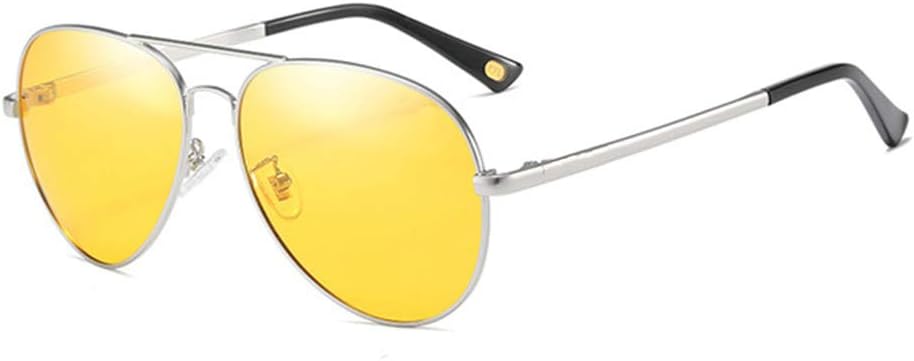 Солнцезащитные поляризованные очки GUZTAG HD для дневного и ночного вождения, для мужчин и женщин - поляризованная оправа из сплава с защитой от бликов G GUZTAG, Silver Yellow
Солнцезащитные поляризованные очки GUZTAG HD для дневного и ночного вождения, для мужчин и женщин - поляризованная оправа из сплава с защитой от бликов G GUZTAG, Silver Yellow