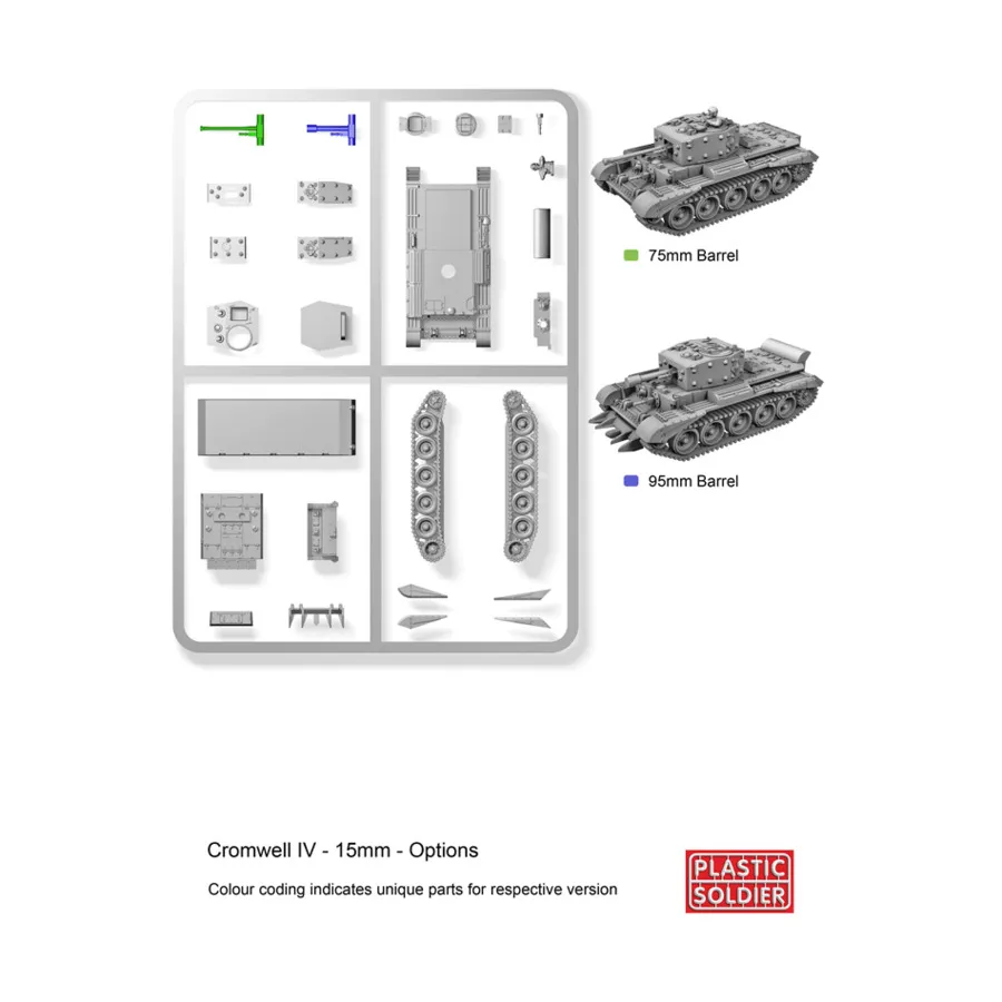 Кромвель Танк, WWII Miniatures - British (15mm)
Кромвель Танк, WWII Miniatures - British (15mm)