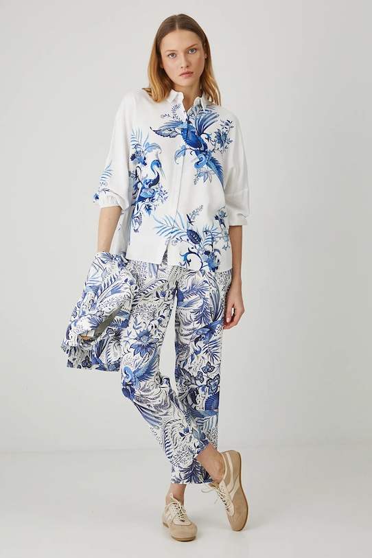 Рубашка с добавлением льна Medicine, белый 
Рубашка с добавлением льна Medicine, белый