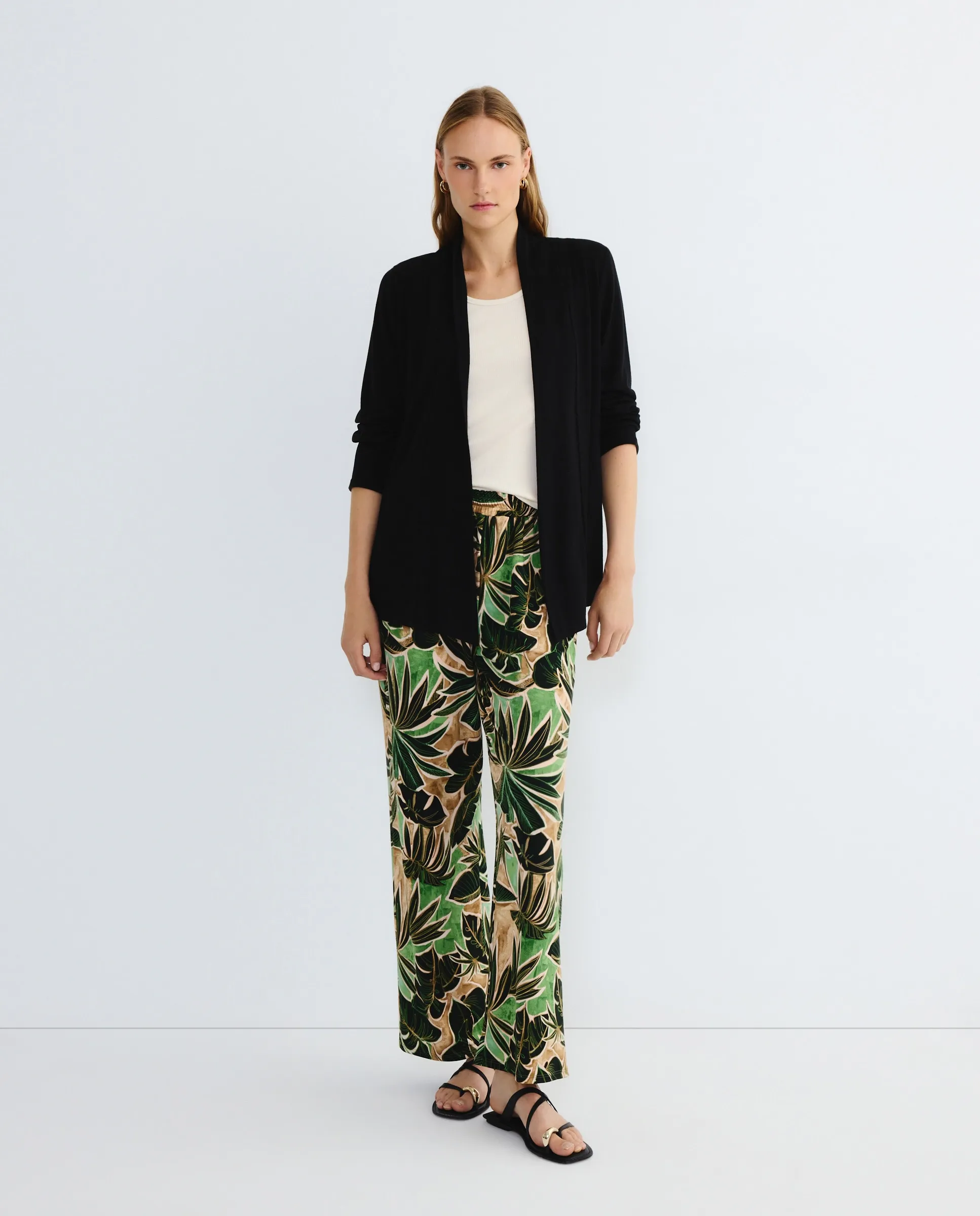 Женские брюки с принтом на резинке Zermatt, зеленый 
Женские брюки с принтом на резинке Zermatt, зеленый