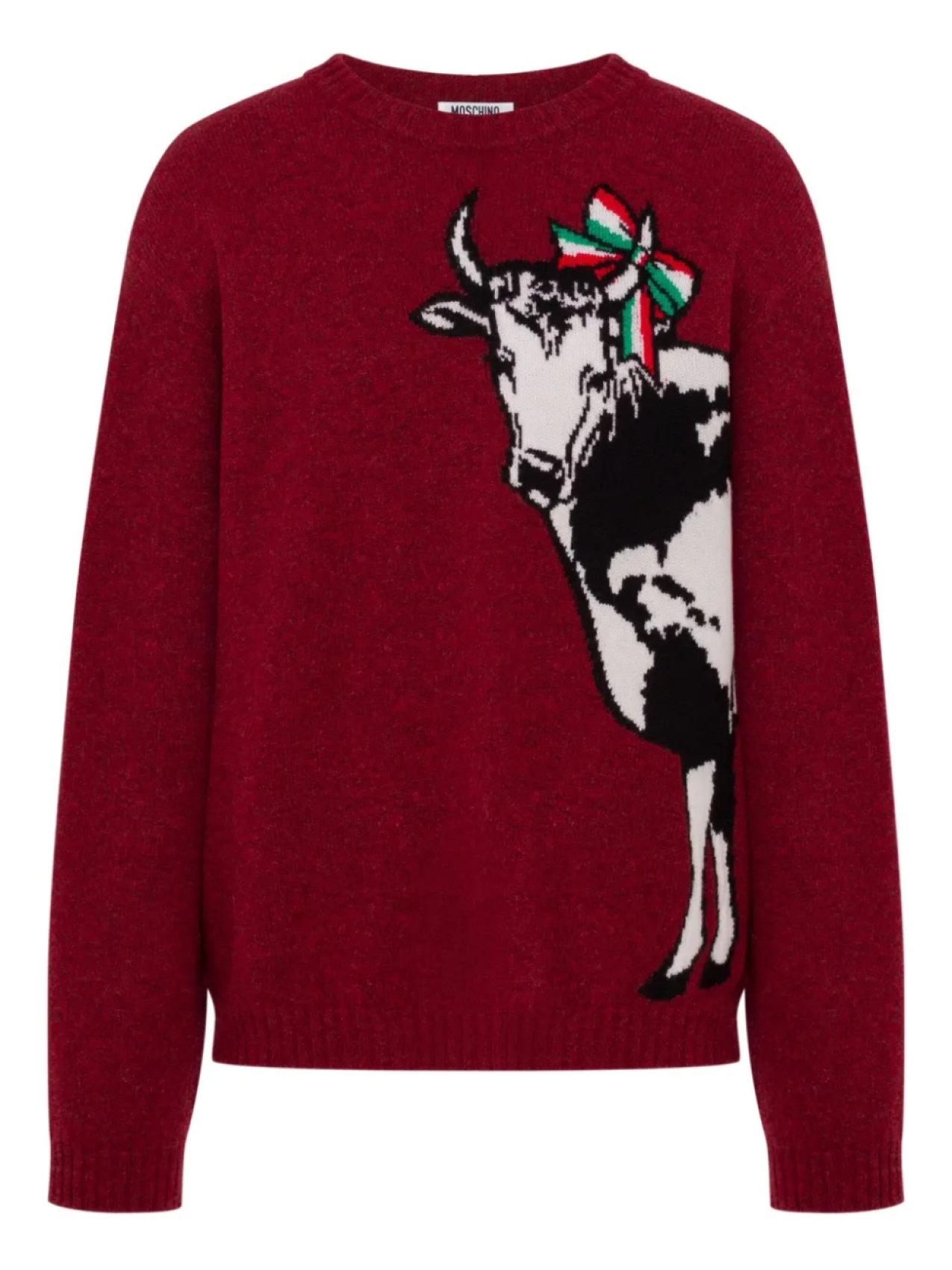 Джемпер Moschino с коровьим мотивом, красный
Джемпер Moschino с коровьим мотивом, красный