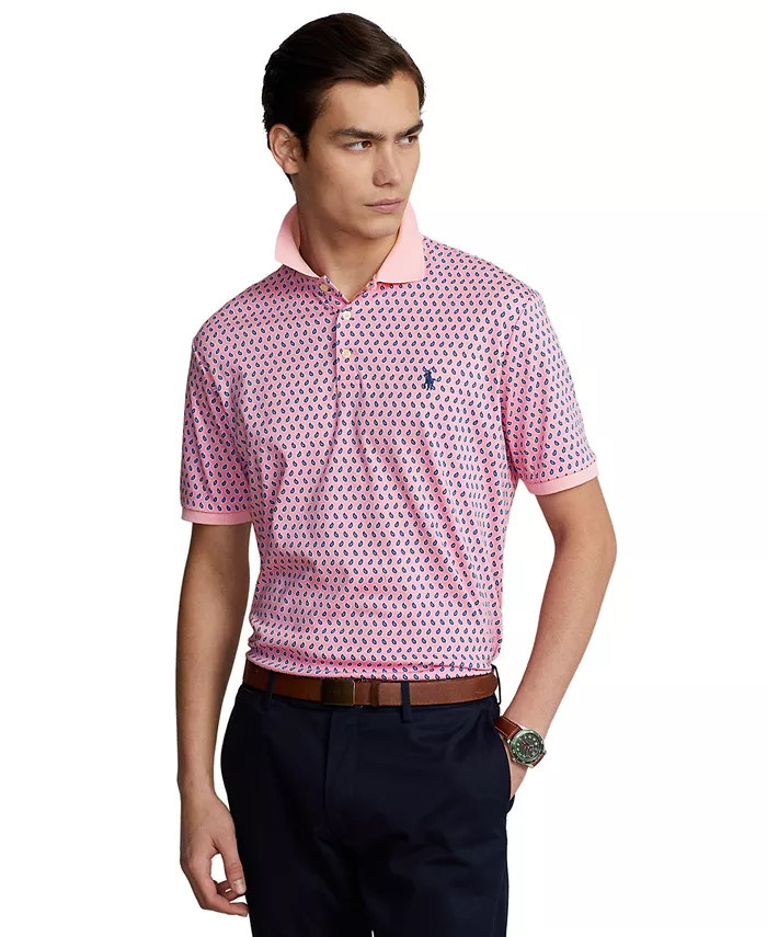 Мужская классическая поло из мягкого хлопка с принтом Polo Ralph Lauren, мультиколор
Мужская классическая поло из мягкого хлопка с принтом Polo Ralph Lauren, мультиколор