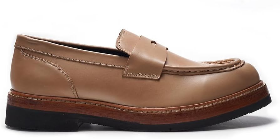 Мужские кожаные лоферы A. Veer Rhodes, Классические слипоны, Мягкая стелька и легкая подошва из ЭВА, Вечные и удобные лоферы для офиса, путешествий и повседневной носки, песочный
Мужские кожаные лоферы A. Veer Rhodes, Классические слипоны, Мягкая стелька и легкая подошва из ЭВА, Вечные и удобные лоферы для офиса, путешествий и повседневной носки, песочный