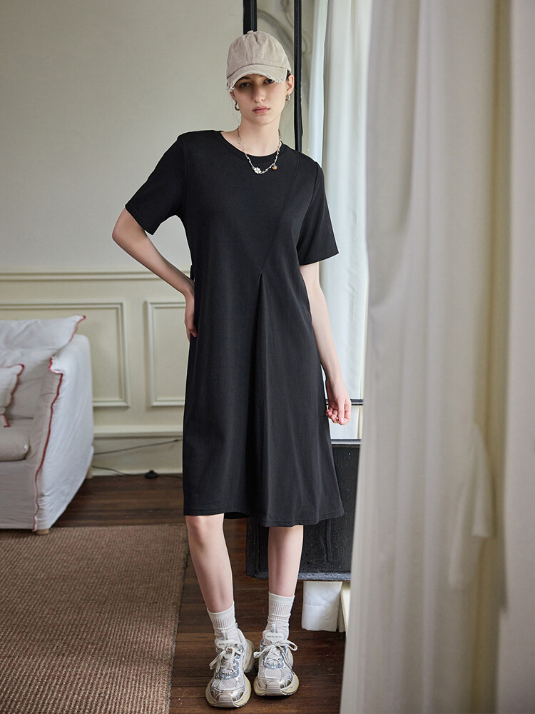 Платье-футболка MSlan с разрезом по бокам, черный
Платье-футболка MSlan с разрезом по бокам, черный