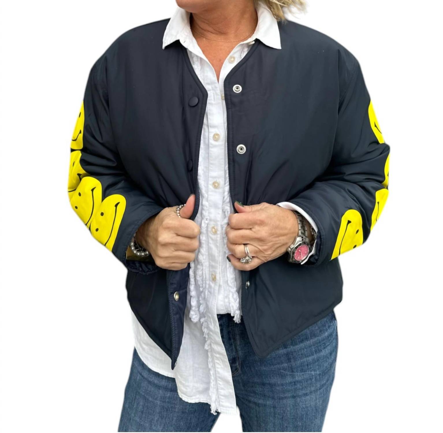 Пуховик Happy Days темно-синего цвета BUCKETLIST
Пуховик Happy Days темно-синего цвета BUCKETLIST