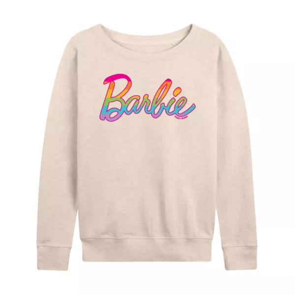 Женская футболка с длинными рукавами из французского трикотажа с радужным наполнителем Pride Barbie, белый
Женская футболка с длинными рукавами из французского трикотажа с радужным наполнителем Pride Barbie, белый