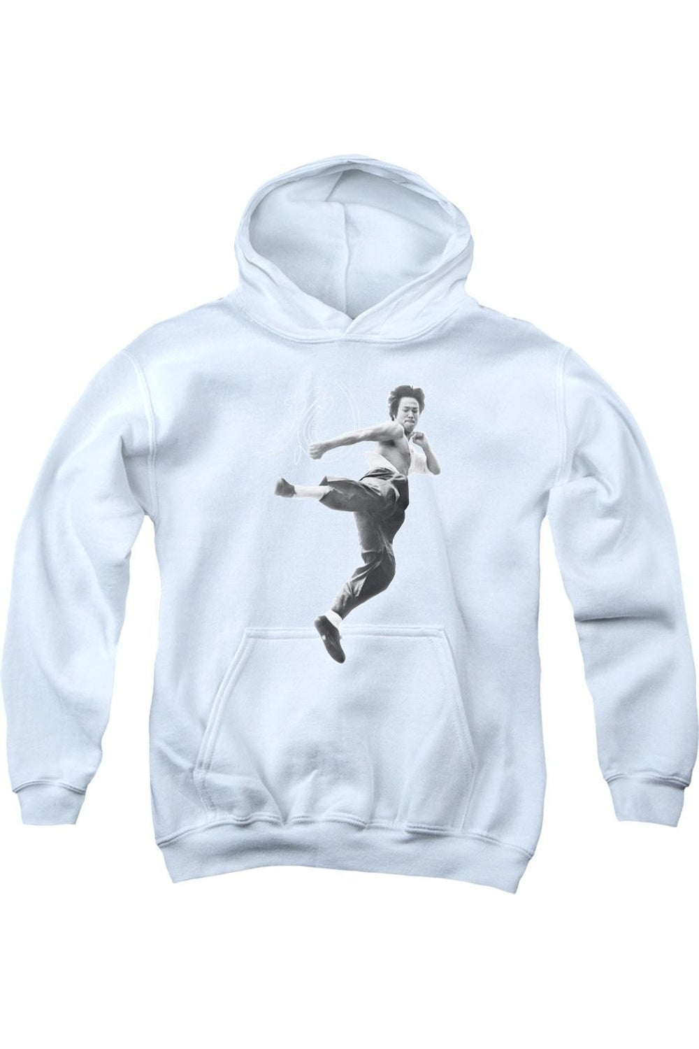 Толстовка с капюшоном Bruce Lee "Летящий удар" для молодежи Gildan, белый
Толстовка с капюшоном Bruce Lee "Летящий удар" для молодежи Gildan, белый