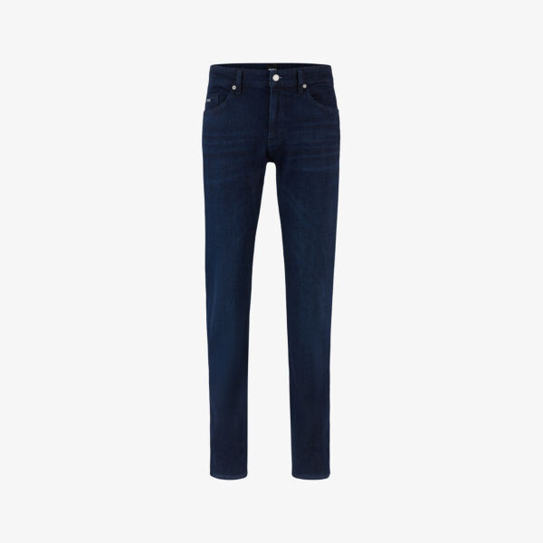 Джинсы свободного покроя прямого покроя из эластичного денима Boss, синий
Джинсы свободного покроя прямого покроя из эластичного денима Boss, синий