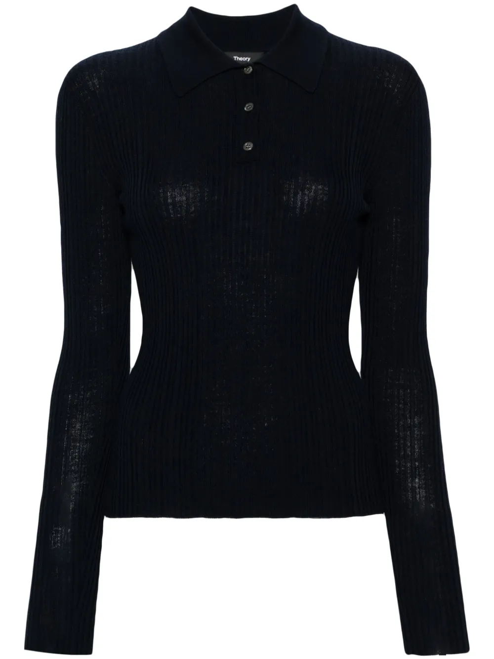 Рубашка поло в рубчик Theory, синий
Рубашка поло в рубчик Theory, синий