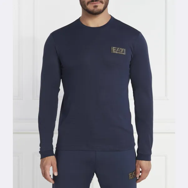 Классический крой с длинным рукавом Ea7, синий
Классический крой с длинным рукавом Ea7, синий
