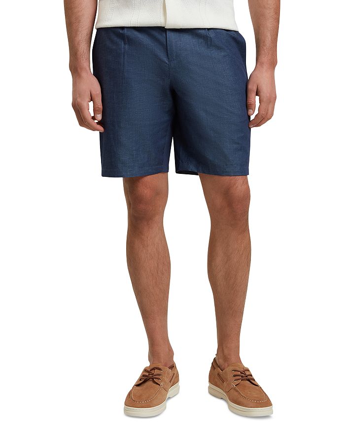 Шорты плиссированные из хлопка и льна Murley Ted Baker, синий
Шорты плиссированные из хлопка и льна Murley Ted Baker, синий