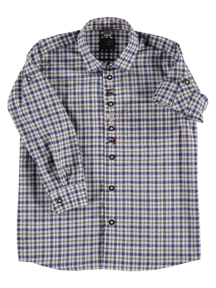 Детская традиционная рубашка Клайом темно-коричневого цвета OS-Trachten
Детская традиционная рубашка Клайом темно-коричневого цвета OS-Trachten