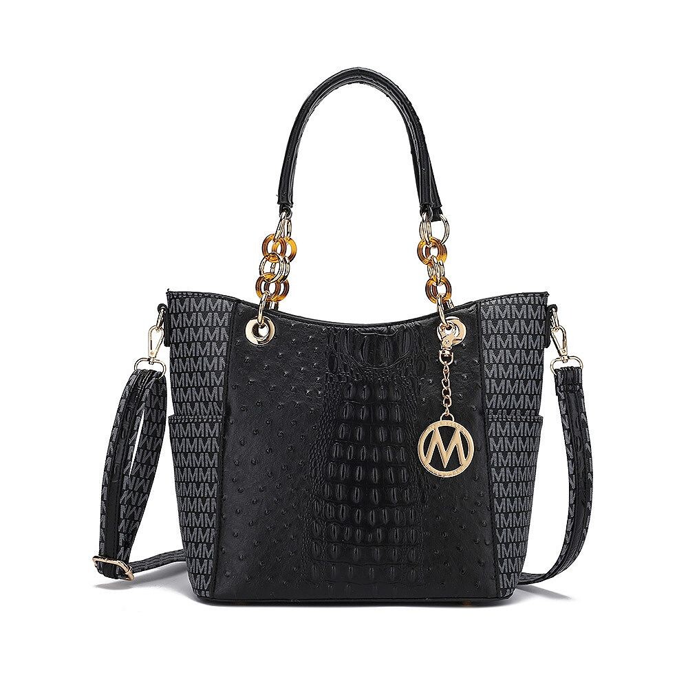 Женская фирменная сумка-тоут Miriam из веганской кожи MKF Collection от Mia K, черный
Женская фирменная сумка-тоут Miriam из веганской кожи MKF Collection от Mia K, черный