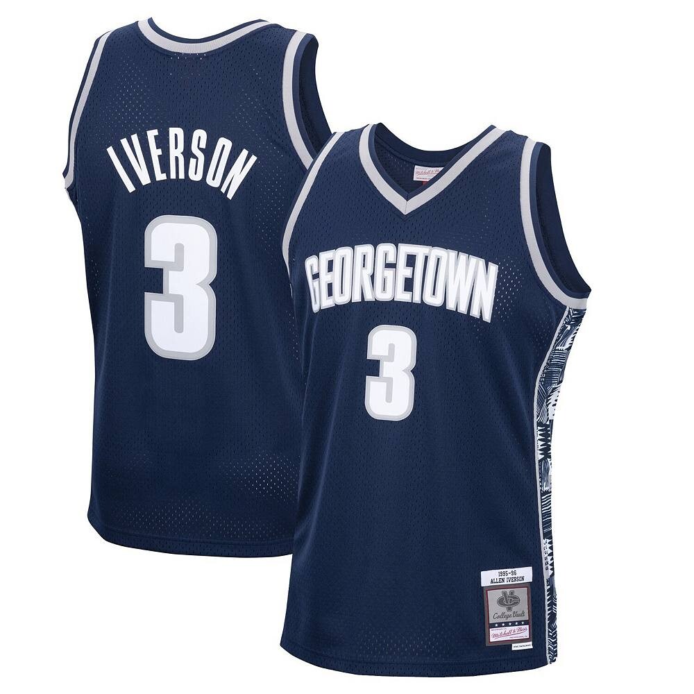Мужская футболка Mitchell & Ness Allen Iverson Navy Georgetown Hoyas 1995-96 Swingman Replica Джерси, цвет Grg Navy
Мужская футболка Mitchell & Ness Allen Iverson Navy Georgetown Hoyas 1995-96 Swingman Replica Джерси, цвет Grg Navy