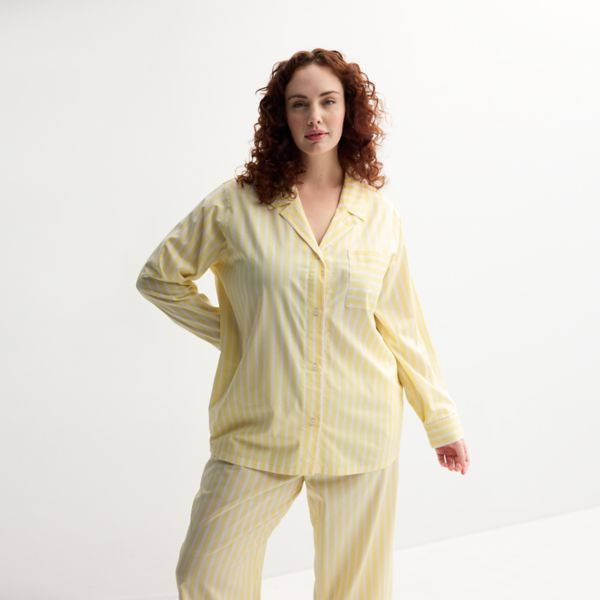 Рубашка для сна "бойфренд" больших размеров из тканого материала Sonoma Goods For Life, цвет yellow white stripe
Рубашка для сна "бойфренд" больших размеров из тканого материала Sonoma Goods For Life, цвет yellow white stripe