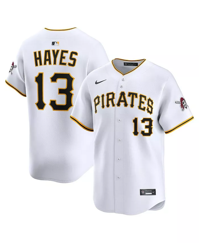 Мужская белая ограниченная игровая футболка Ke'Bryan Hayes Pittsburgh Pirates (домашняя версия) Nike
Мужская белая ограниченная игровая футболка Ke'Bryan Hayes Pittsburgh Pirates (домашняя версия) Nike