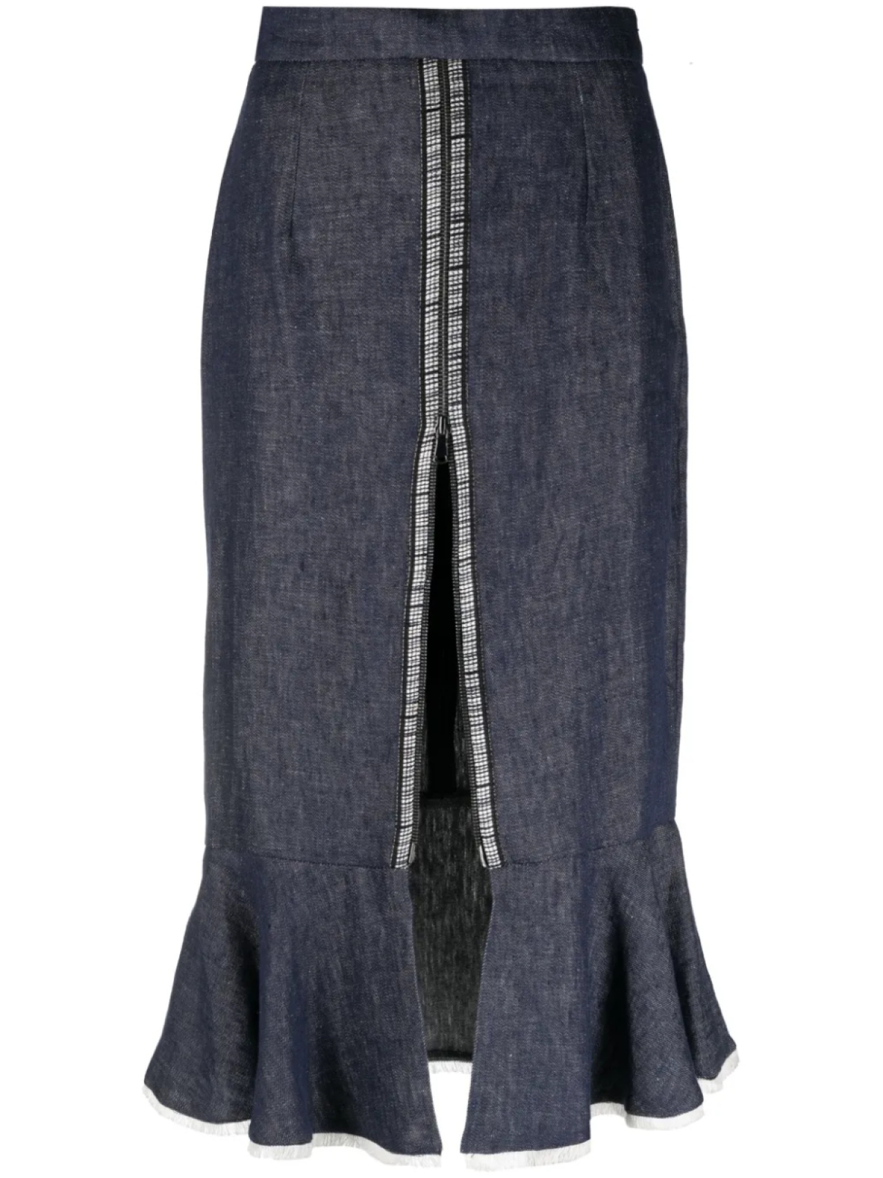 Gemy Maalouf юбка миди с молнией, синий
Gemy Maalouf юбка миди с молнией, синий
