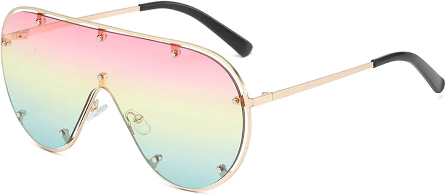 Willochra — большие панк-солнцезащитные очки-пилот для женщин и мужчин с металлическими заклепками, цельные коричневые солнцезащитные очки, модные женские очки, C4
Willochra — большие панк-солнцезащитные очки-пилот для женщин и мужчин с металлическими заклепками, цельные коричневые солнцезащитные очки, модные женские очки, C4