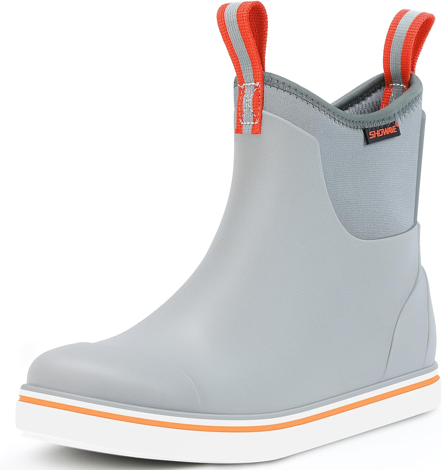 Мужские водонепроницаемые резиновые ботинки Showave для лодок, парусного спорта и рыбалки, серый
Мужские водонепроницаемые резиновые ботинки Showave для лодок, парусного спорта и рыбалки, серый