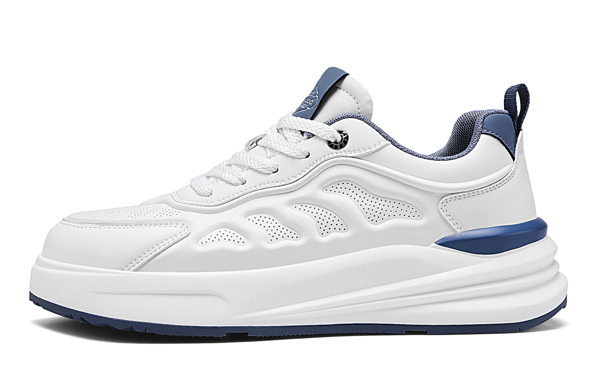 HLA Мужские низкие скейтбордские кроссовки бело-синие, цвет White Blue
HLA Мужские низкие скейтбордские кроссовки бело-синие, цвет White Blue