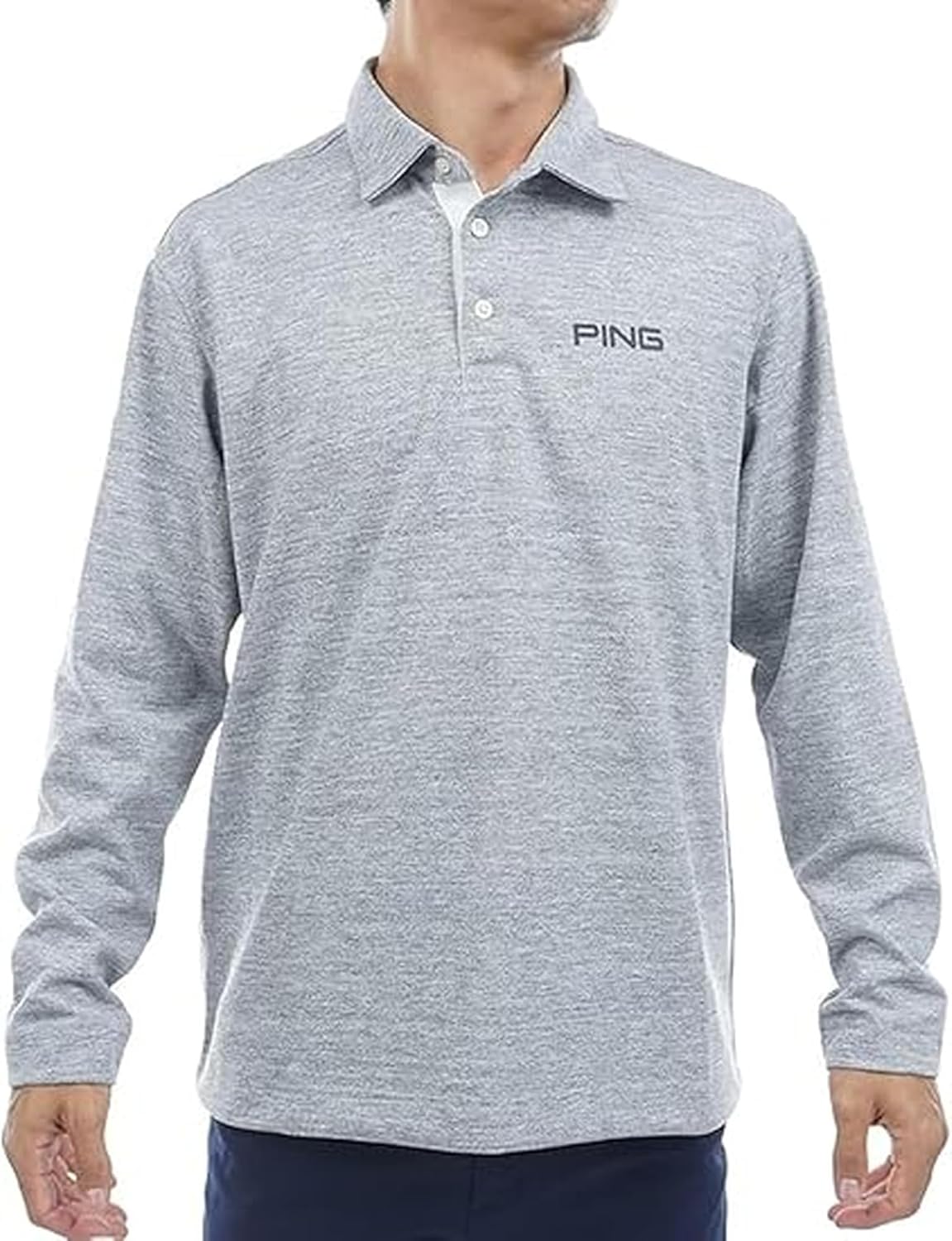 Мужская рубашка-поло с длинным рукавом Ping 621-5261800 (Dry Mix: впитывающая, быстросохнущая) / для гольфа, серый
Мужская рубашка-поло с длинным рукавом Ping 621-5261800 (Dry Mix: впитывающая, быстросохнущая) / для гольфа, серый