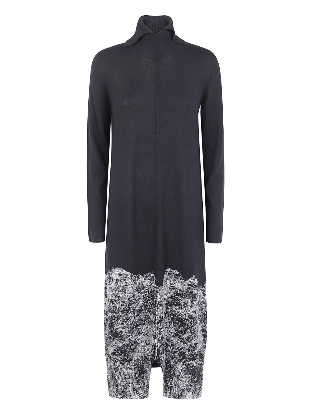 Платье-водолазка с принтом PierAntonioGaspari, черный 
Платье-водолазка с принтом PierAntonioGaspari, черный