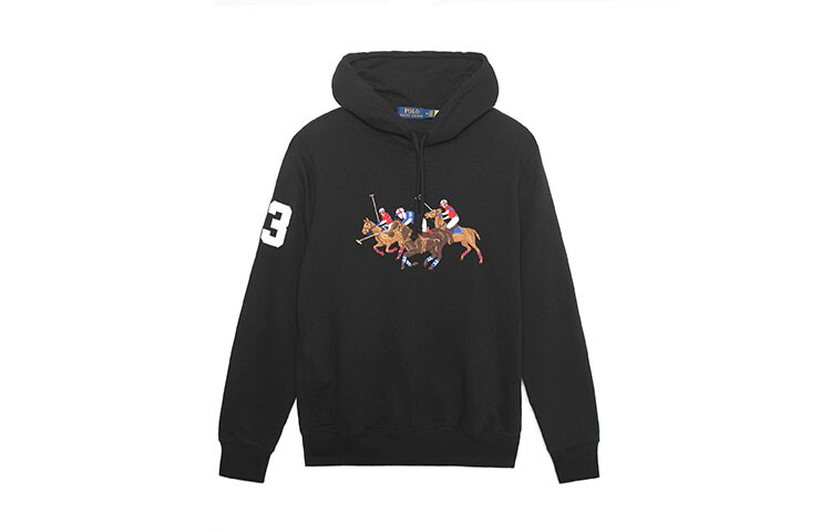 Толстовка с нашивкой «Три пони» Polo Ralph Lauren, черный
Толстовка с нашивкой «Три пони» Polo Ralph Lauren, черный