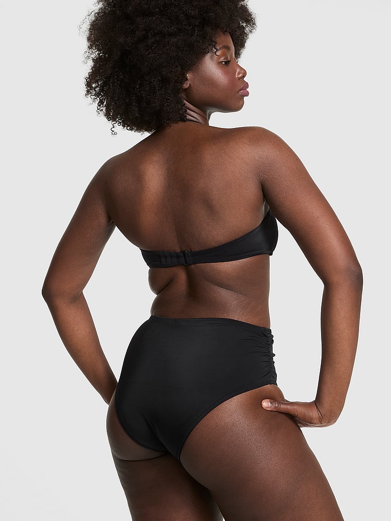 Американские плавки-бикини с высокой талией в форме подковы Pink Swim, черный
Американские плавки-бикини с высокой талией в форме подковы Pink Swim, черный