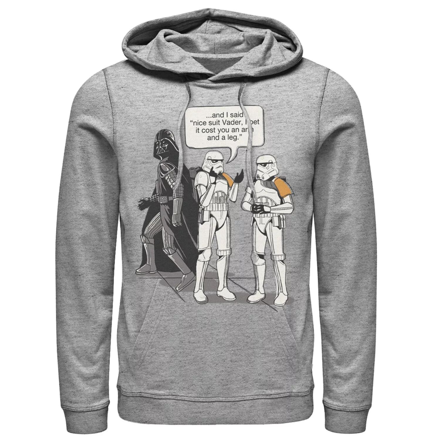 Мужская толстовка с капюшоном «Звездные войны» Вейдера Licensed Character 
Мужская толстовка с капюшоном «Звездные войны» Вейдера Licensed Character